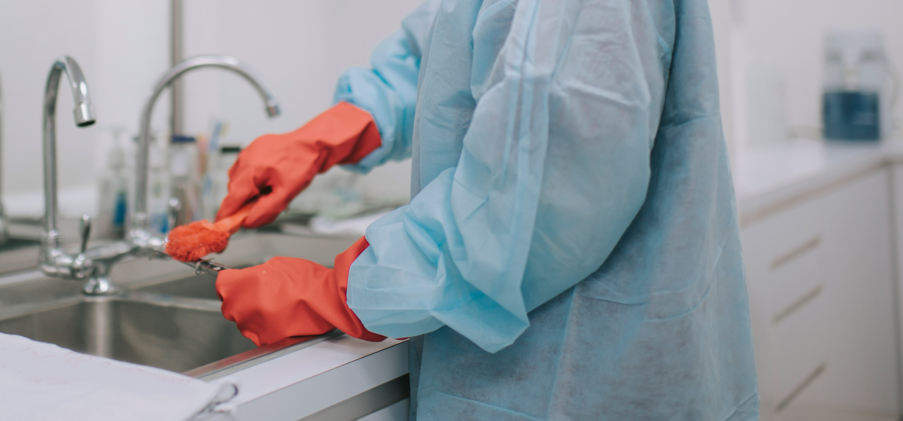 More safety precautions needed in sterile processing departments based on splash study.