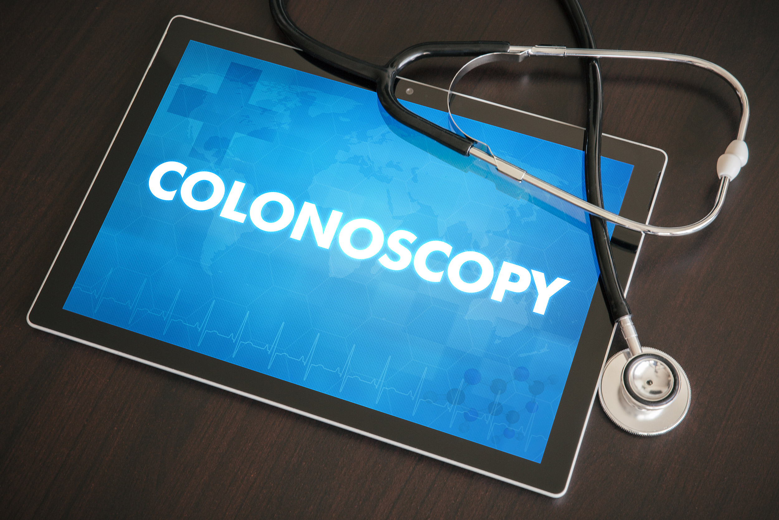 colonoscopy on tablet